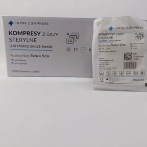 Sterilní plynový obklad 5*5cm 20ks blistrů 17N 8W